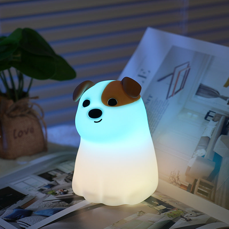 Fashion Silicone Household Puppy Dog Pat Night Light