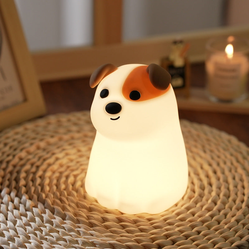 Fashion Silicone Household Puppy Dog Pat Night Light