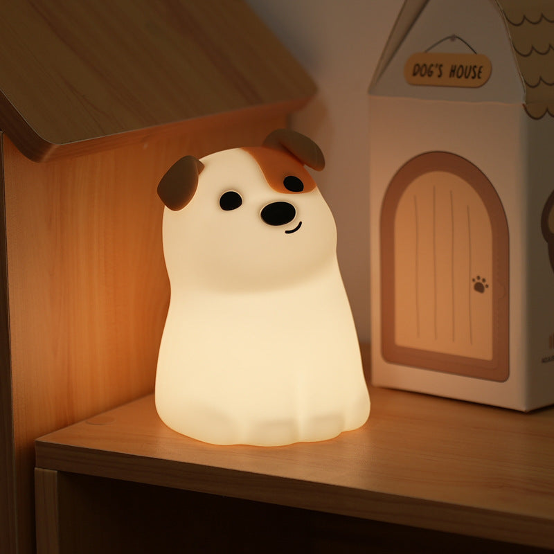 Fashion Silicone Household Puppy Dog Pat Night Light