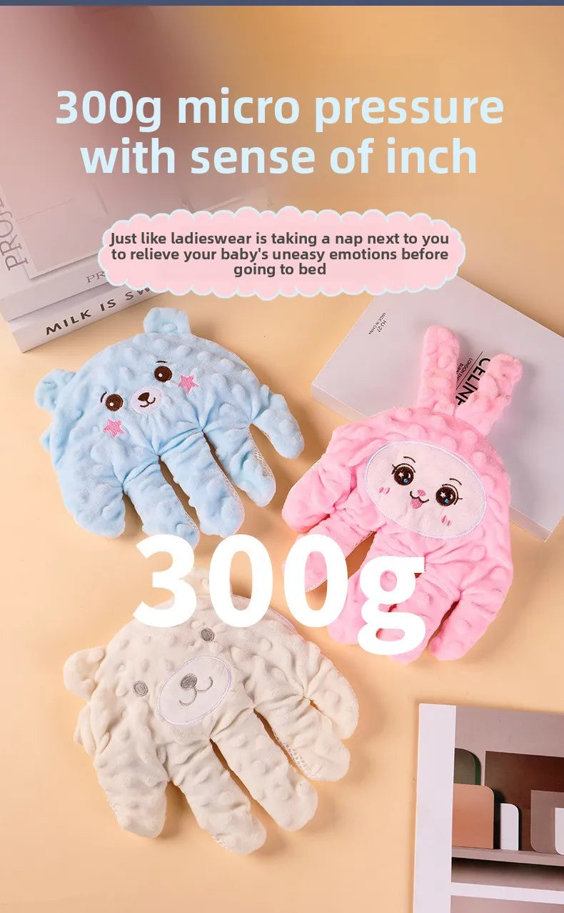 Baby Napping Comfort Palm Pillow Automatic Pat Anti Startle Soothing Doll Electric Filling Soothing Doll Pat Butt Hand Palms