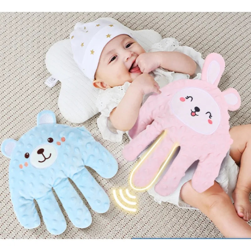 Baby Napping Comfort Palm Pillow Automatic Pat Anti Startle Soothing Doll Electric Filling Soothing Doll Pat Butt Hand Palms