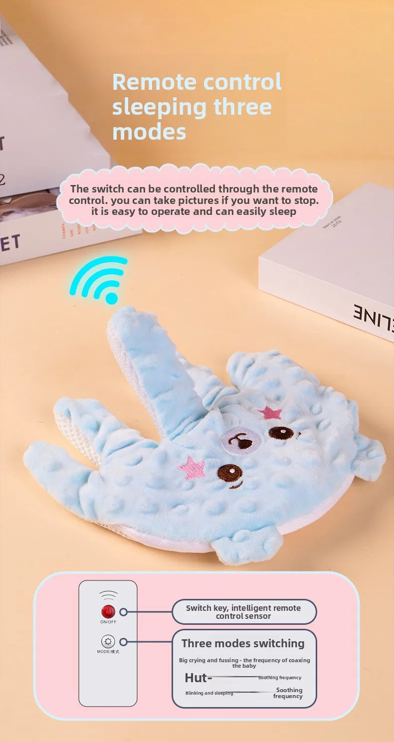 Baby Napping Comfort Palm Pillow Automatic Pat Anti Startle Soothing Doll Electric Filling Soothing Doll Pat Butt Hand Palms