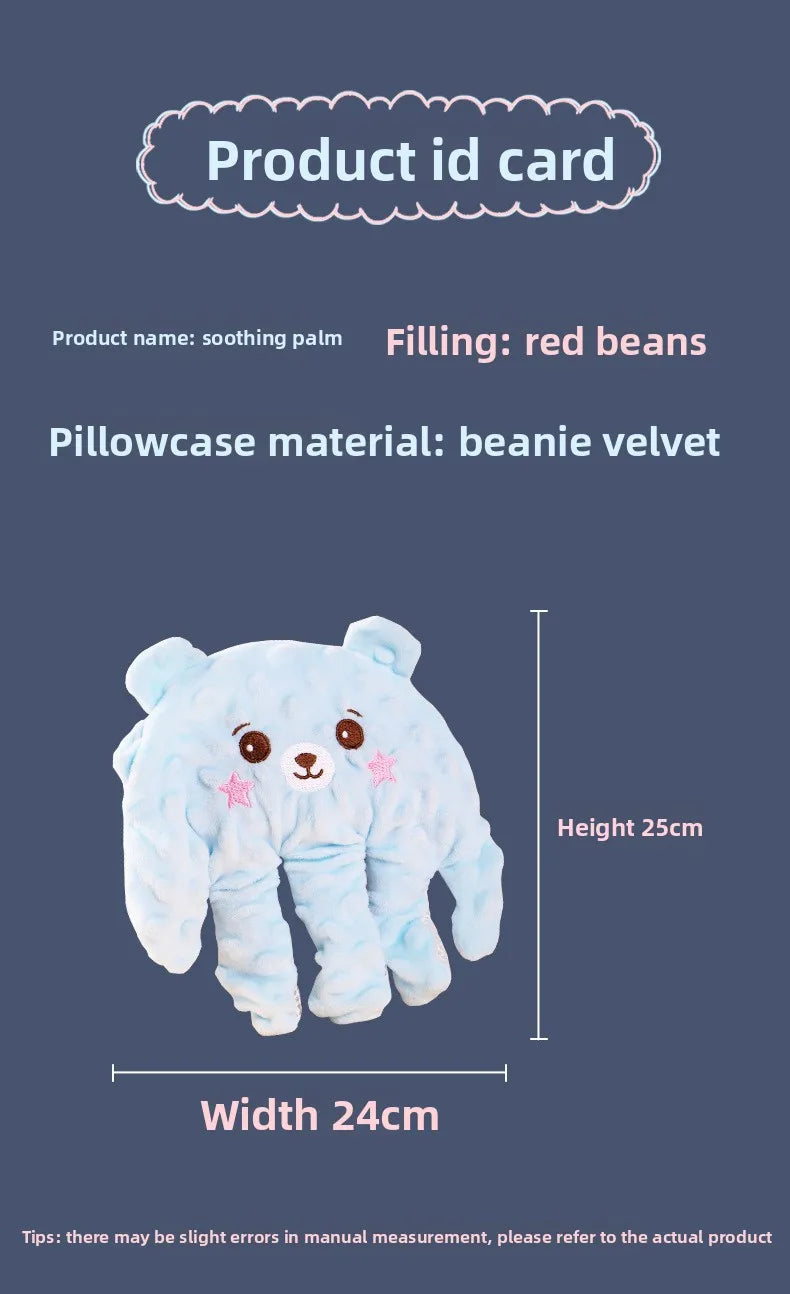 Baby Napping Comfort Palm Pillow Automatic Pat Anti Startle Soothing Doll Electric Filling Soothing Doll Pat Butt Hand Palms