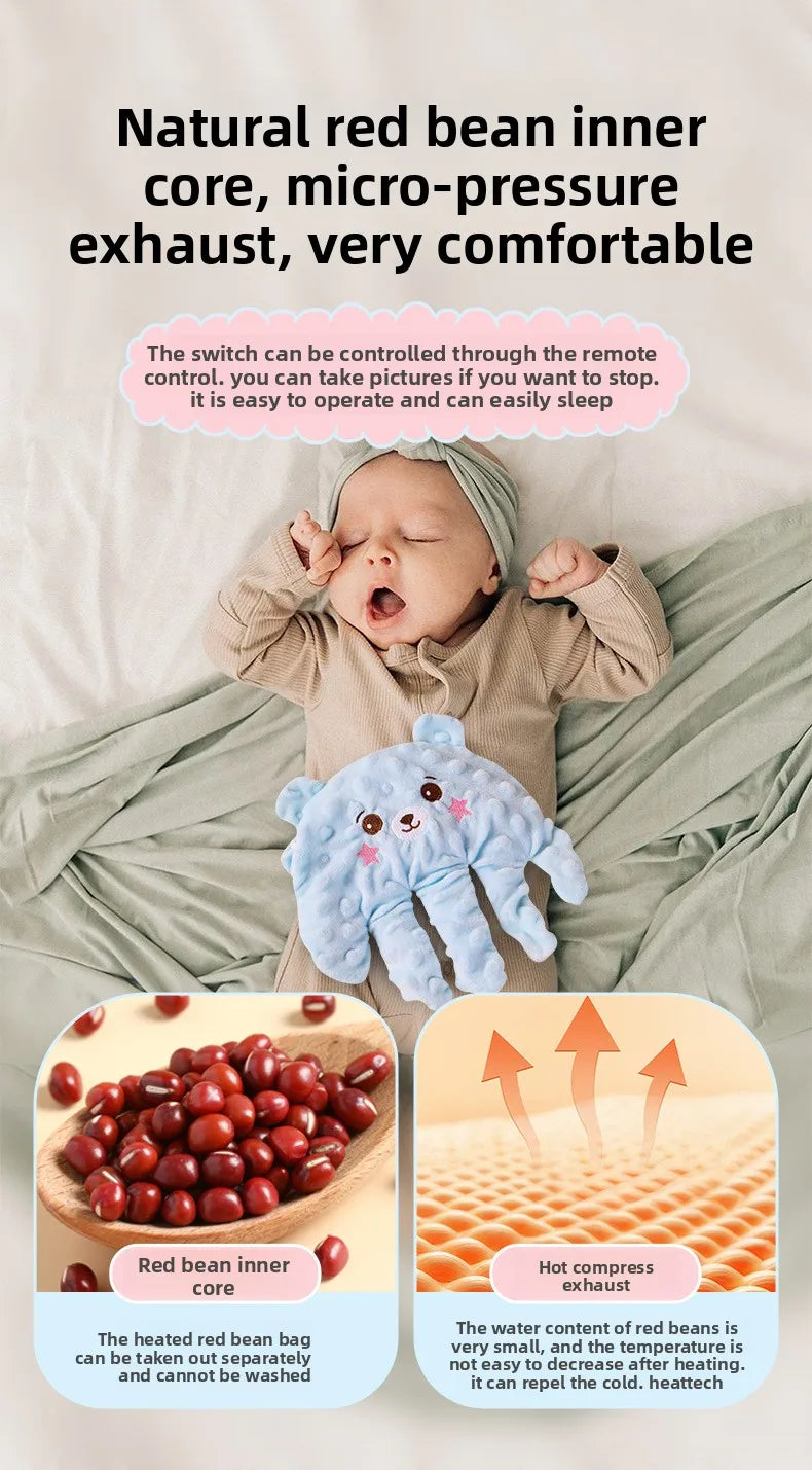 Baby Napping Comfort Palm Pillow Automatic Pat Anti Startle Soothing Doll Electric Filling Soothing Doll Pat Butt Hand Palms