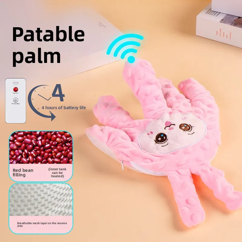 Baby Napping Comfort Palm Pillow Automatic Pat Anti Startle Soothing Doll Electric Filling Soothing Doll Pat Butt Hand Palms