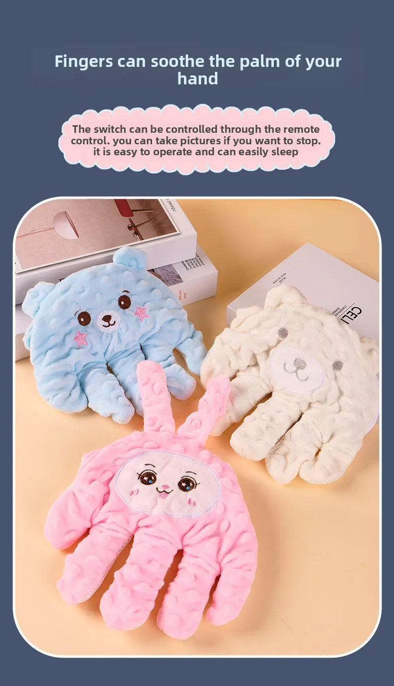Baby Napping Comfort Palm Pillow Automatic Pat Anti Startle Soothing Doll Electric Filling Soothing Doll Pat Butt Hand Palms