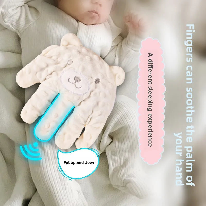 Baby Napping Comfort Palm Pillow Automatic Pat Anti Startle Soothing Doll Electric Filling Soothing Doll Pat Butt Hand Palms