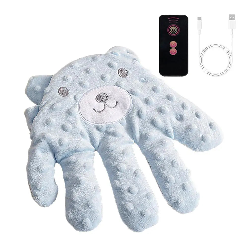 Soothing Baby Sleep Aid Pillow Automatically Babies Soothing Palms Cartoon Calming Sleeper Remote Control Hand Palms for Toddler